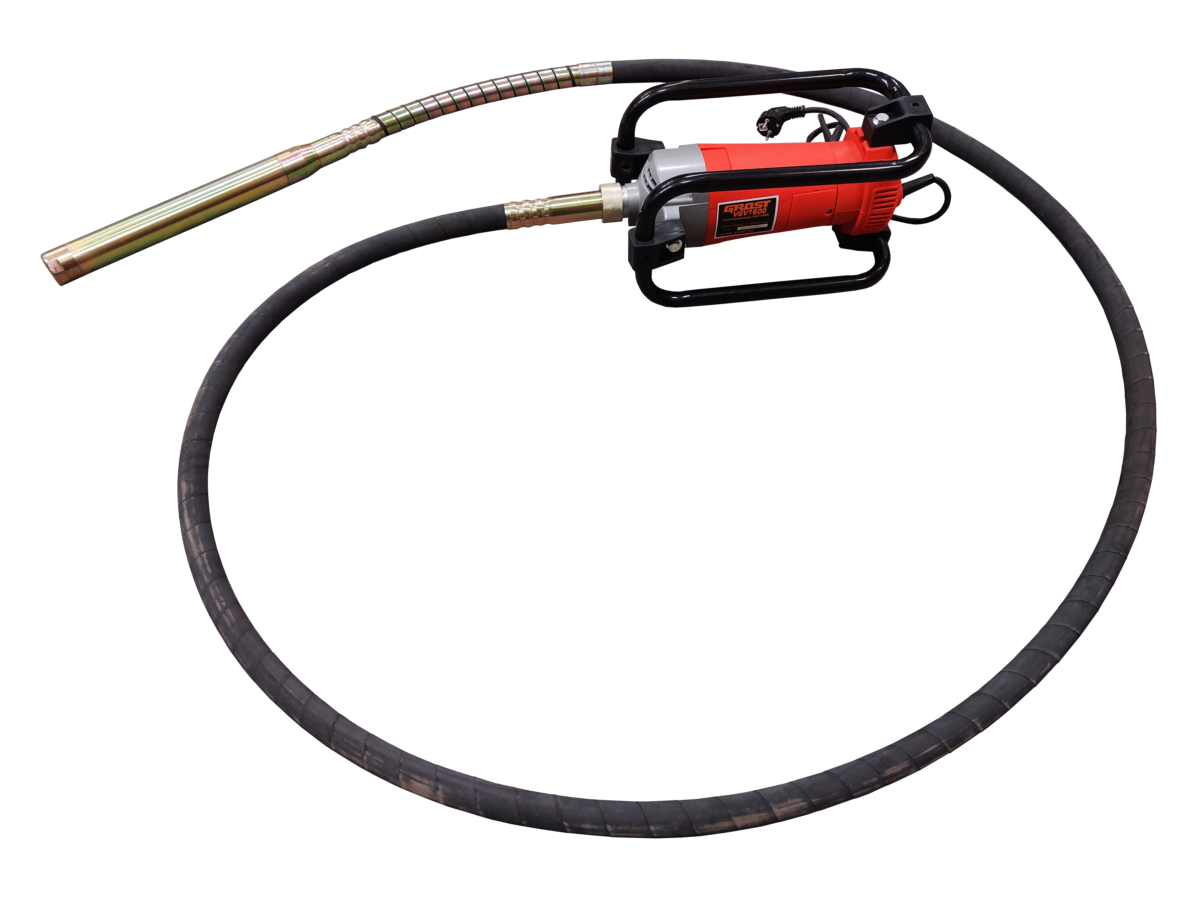 Глубинный вибратор для бетона Grost VGV 1600М/6/45