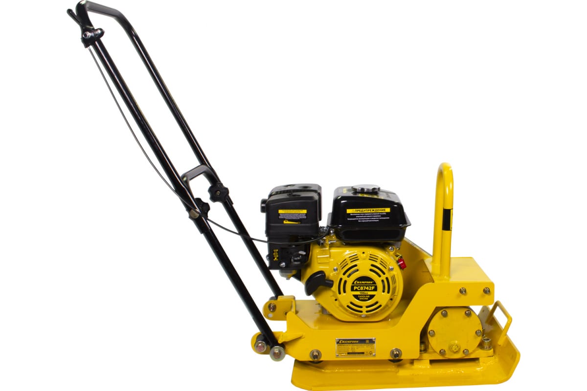 Виброплита прямоходная бензиновая CHAMPION PC8742F (84 кг), изображение 1