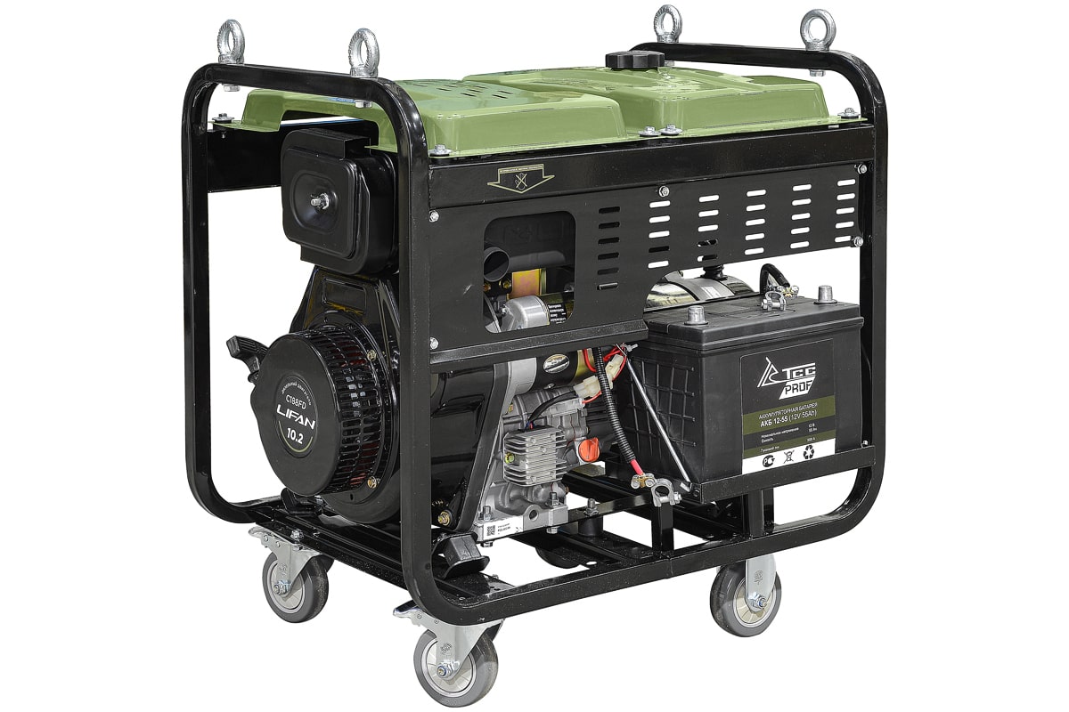 Генератор дизельный ТСС SDG 5000EHA (5,0 кВт) 077039, изображение 2