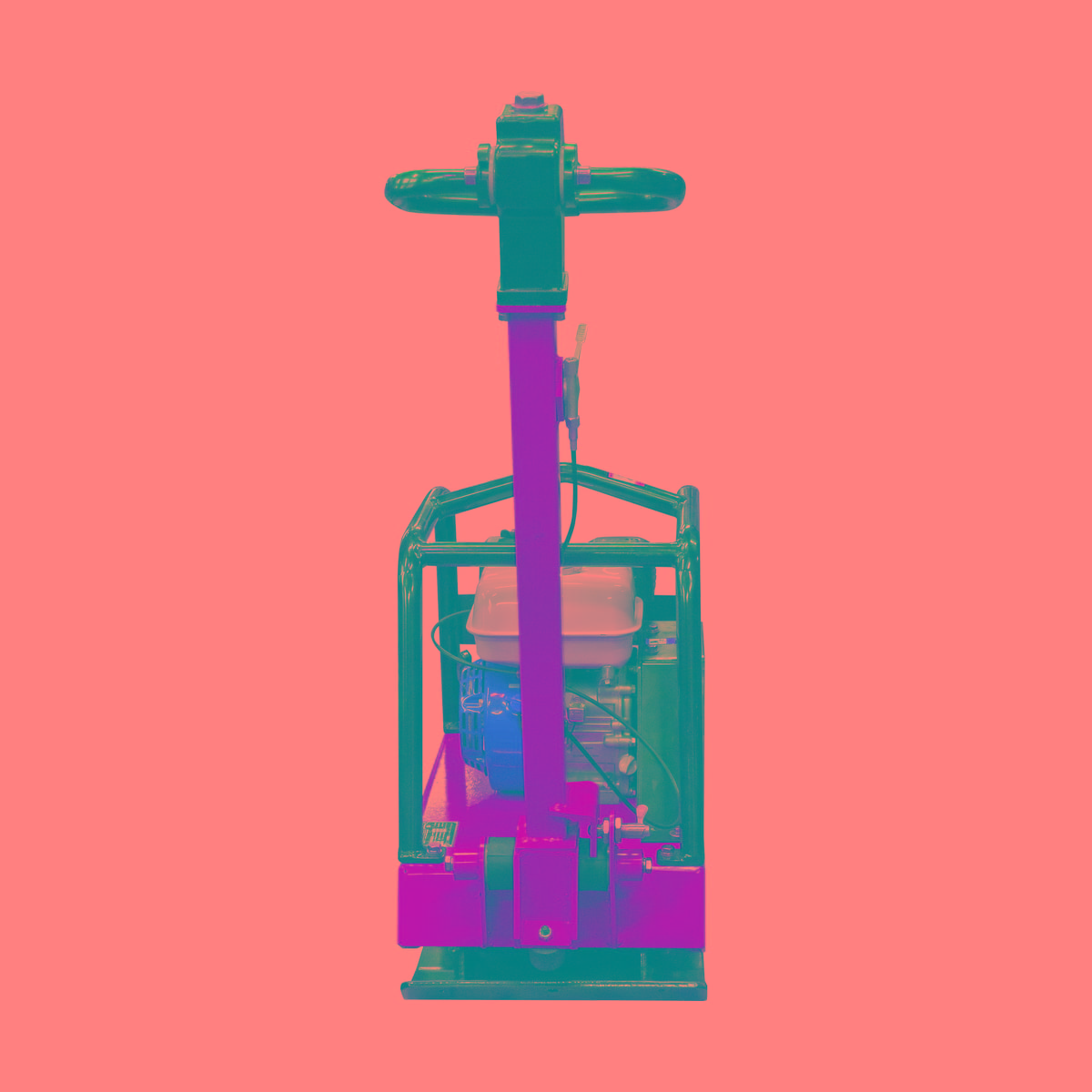 Виброплита реверсивная бензиновая Masalta MH125-4 (ГИДРАВЛИЧЕСКАЯ) (114 кг), изображение 2